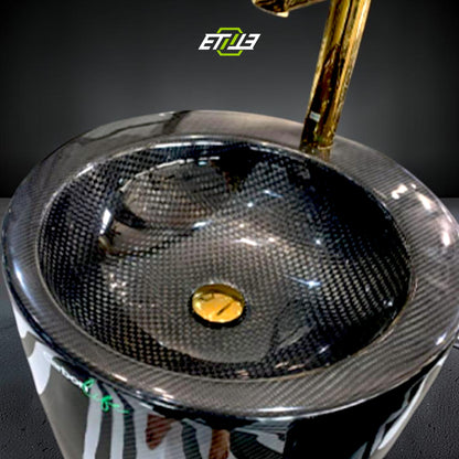 Cascade – Tall Carbon Fiber Sink