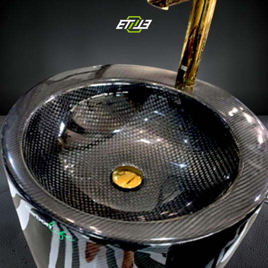 Cascade – Tall Carbon Fiber Sink
