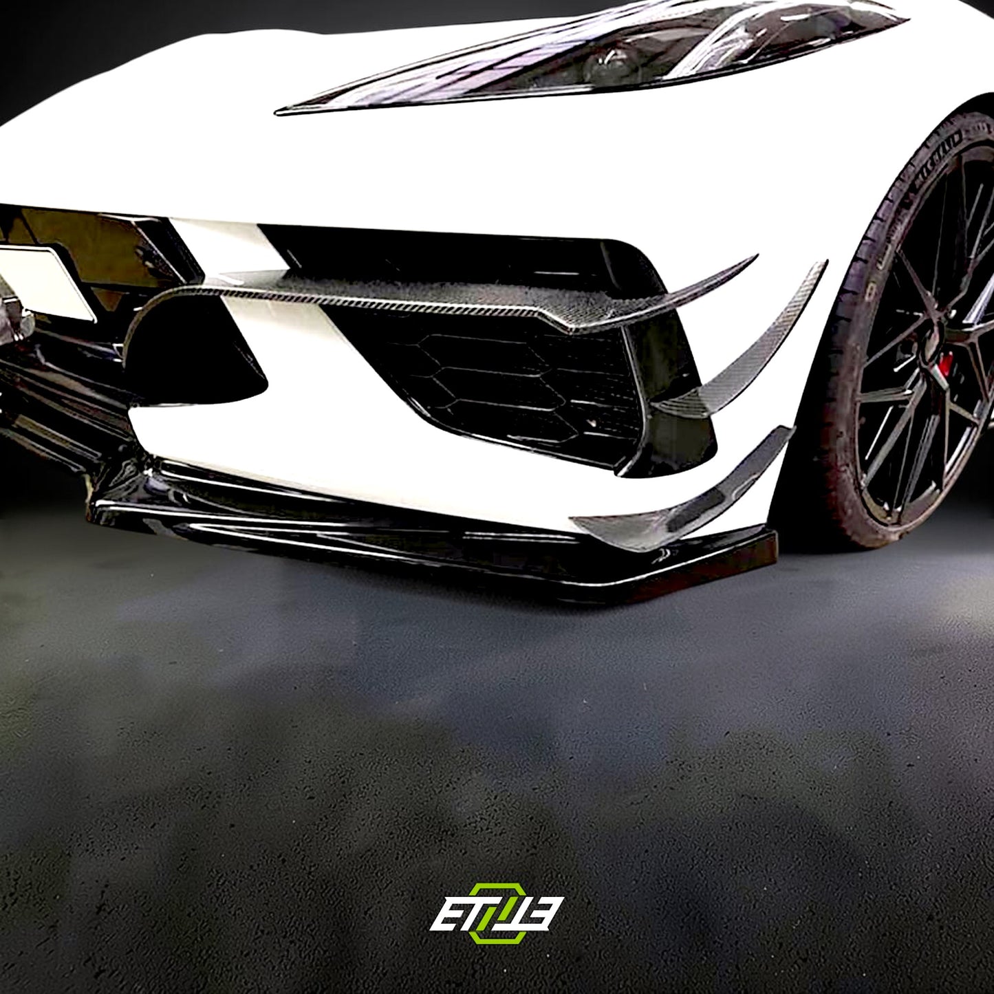 C8 Bumper Canards