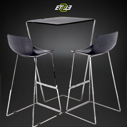 Duo – Carbon Fiber Set Bar Chair with Table