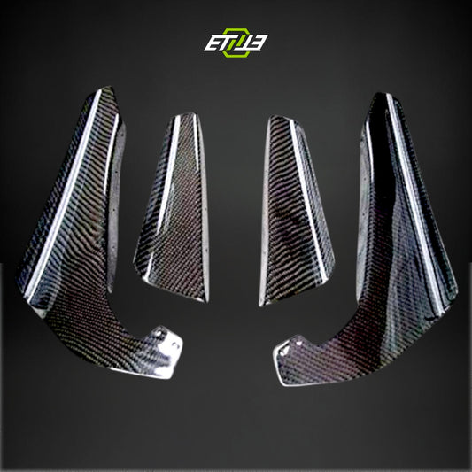 R34 GTR OEM Front Bumper (4pcs Canard)