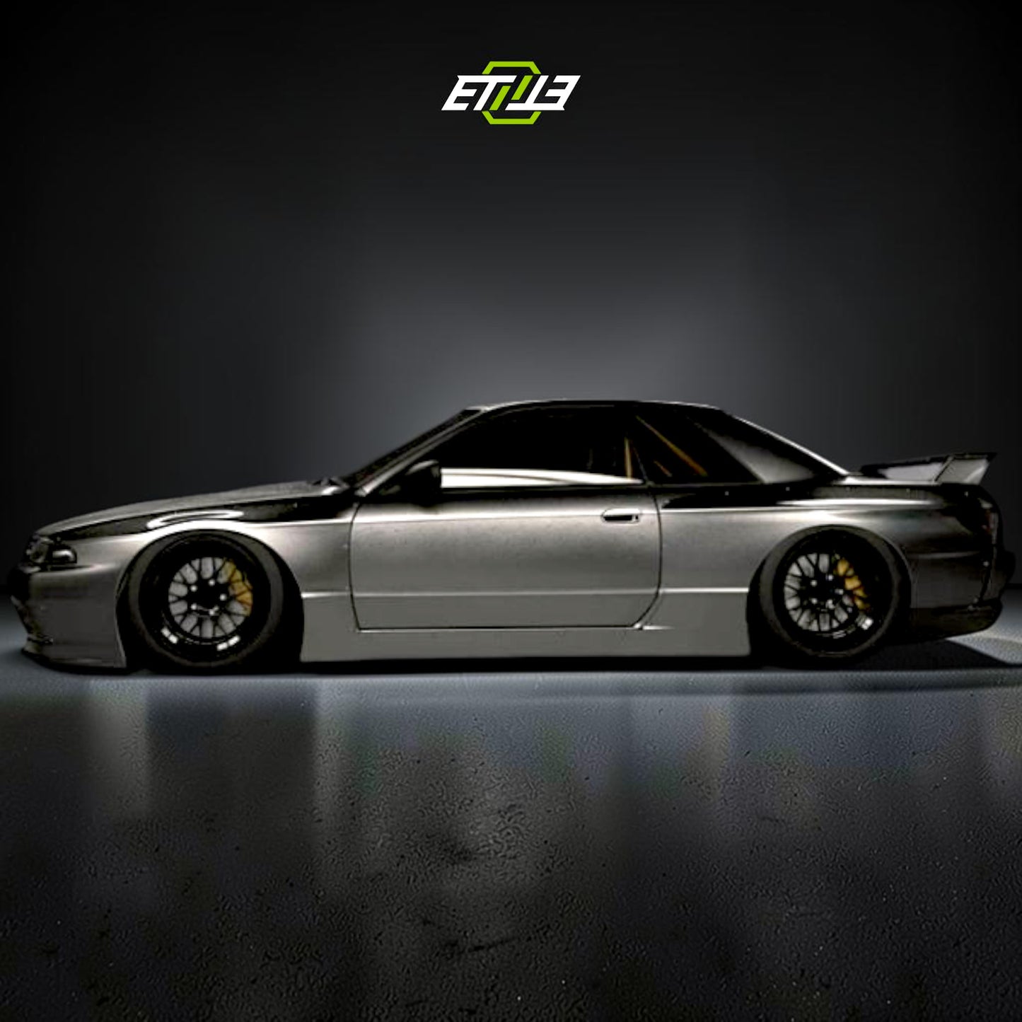 Skyline R32 GTR Rocket Bunny Pandem Style Side Skirts 2PCS