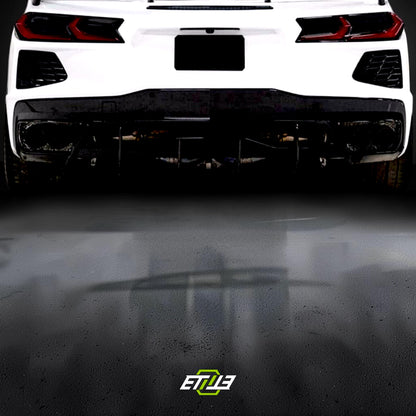 C8 Carbon Rear Bumper Diffuser