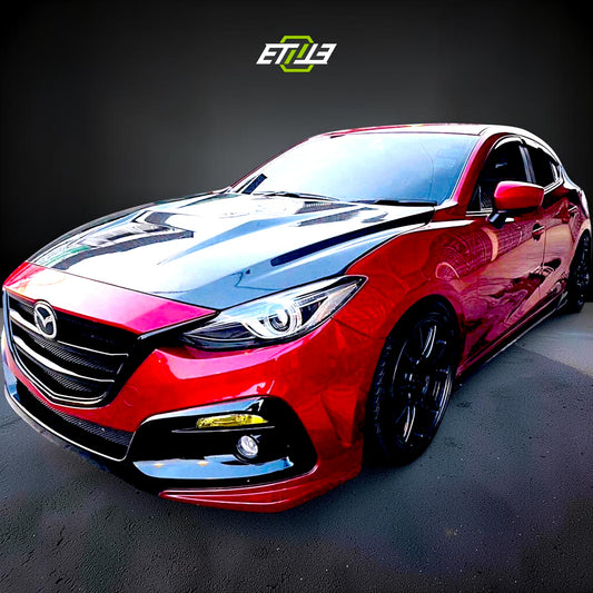 ETi Mazda 3 Carbon Fiber Hood