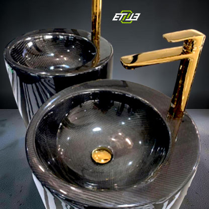 Cascade – Tall Carbon Fiber Sink