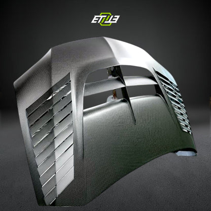 ETi Evo 8/9 Carbon Fiber Time Attack Hood