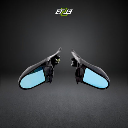 Nissan Skyline R32 & BNR32 GTR Carbon Fibre Ganador  Style Full Carbon Fiber Electric Side Mirrors