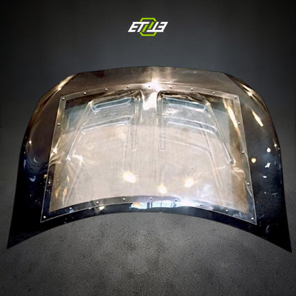 ETi GT86 Carbon Fiber X Clear Hybrid Hood