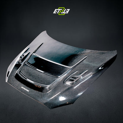 ETi Mitsubishi EVO X Mod X Vented Carbon Fiber Hood