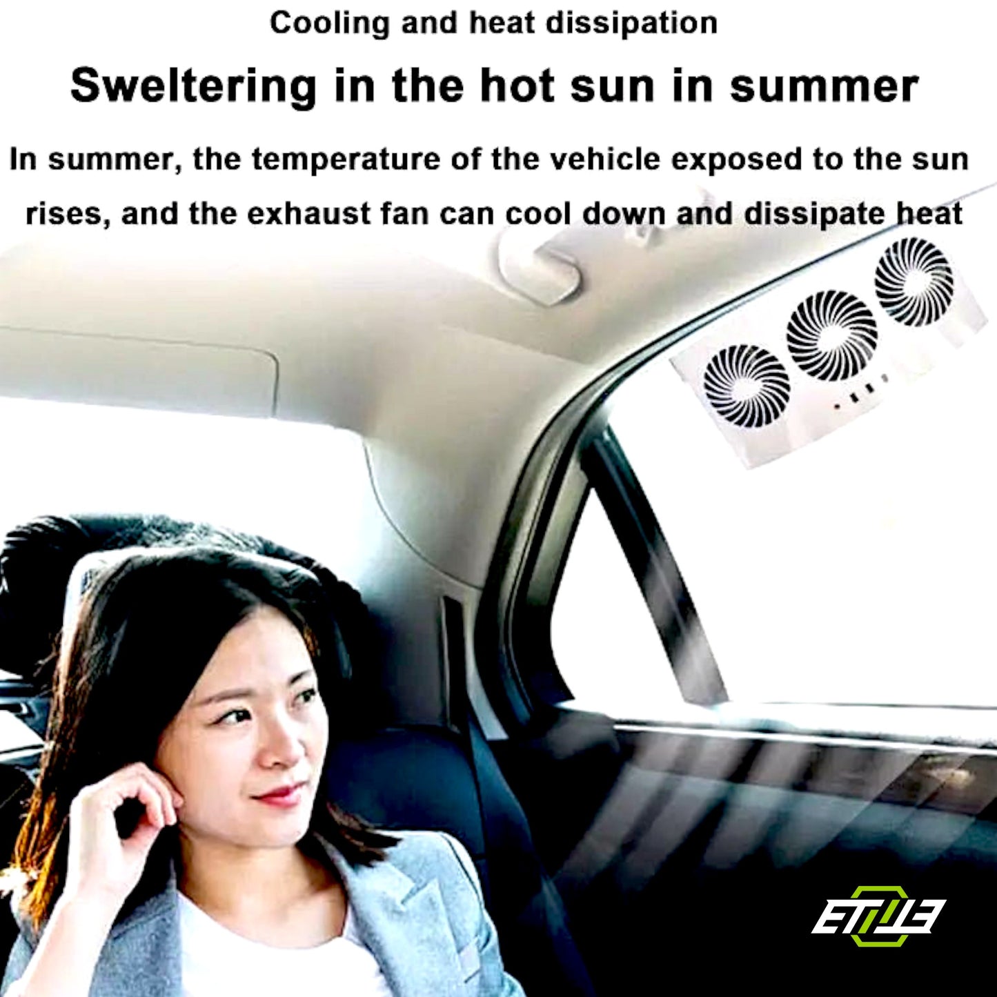 Solar Powered Window Fan