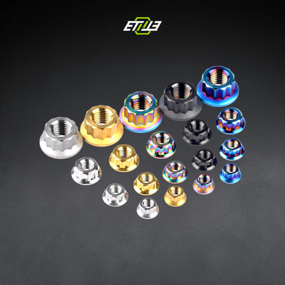 Titanium 12 Point Nut