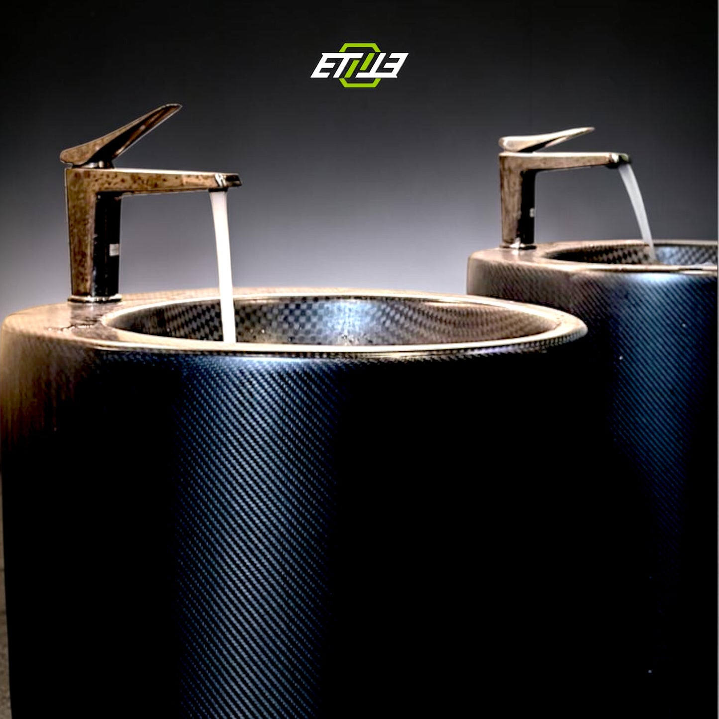 Cascade – Tall Carbon Fiber Sink