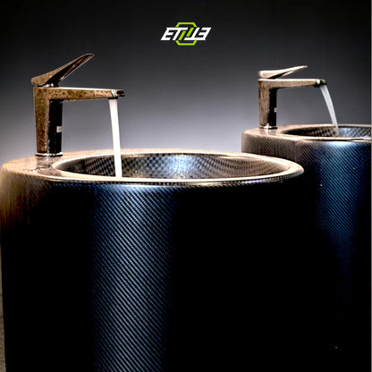 Cascade – Tall Carbon Fiber Sink