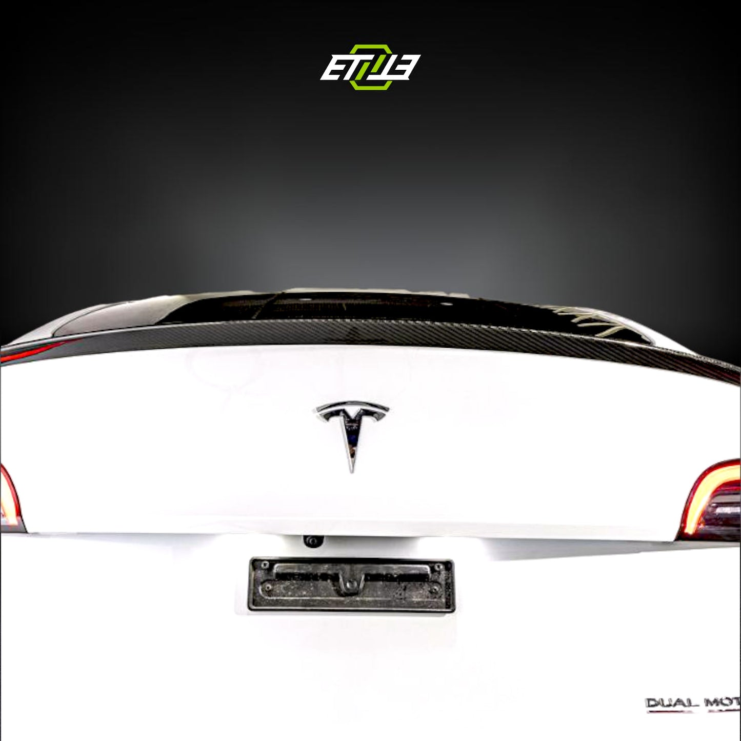 ETi Tesla Model 3 Dry Carbon Spoiler