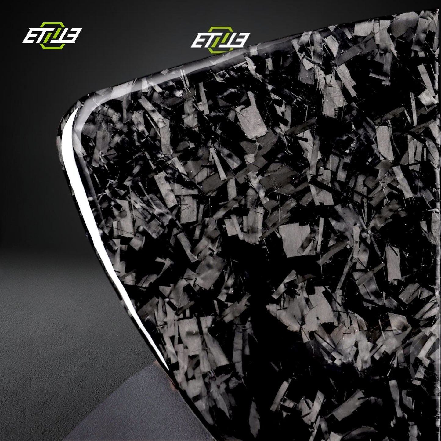 8Pcs Carbon Fiber Interior Set
