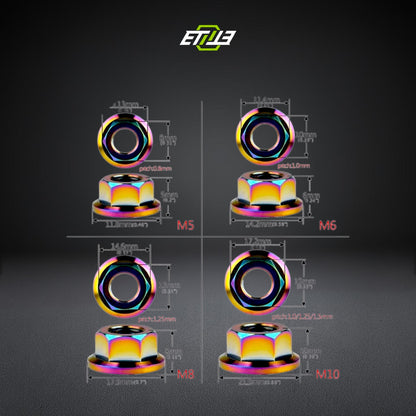 Titanium Flange Nut