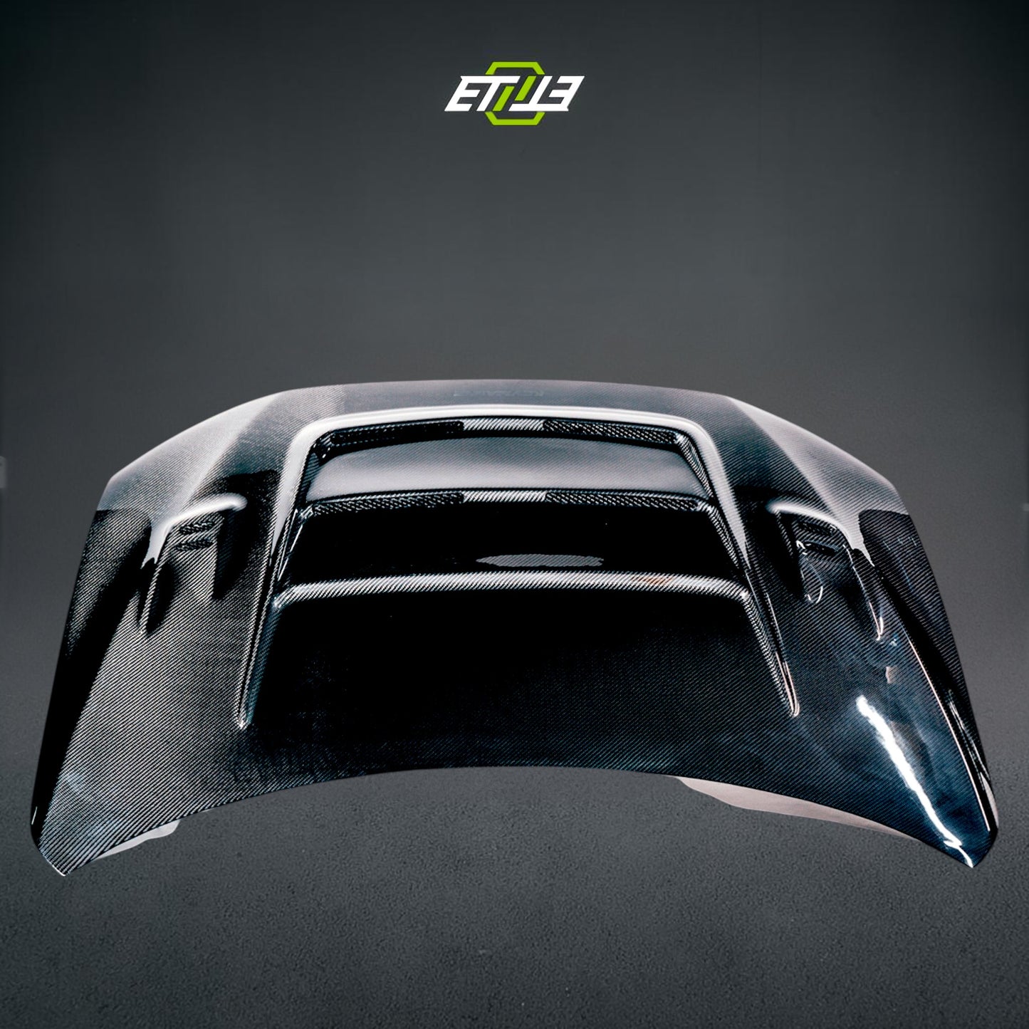 ETi Mitsubishi EVO X Mod X Vented Carbon Fiber Hood