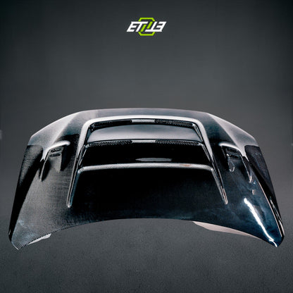 ETi Mitsubishi EVO X Mod X Vented Carbon Fiber Hood