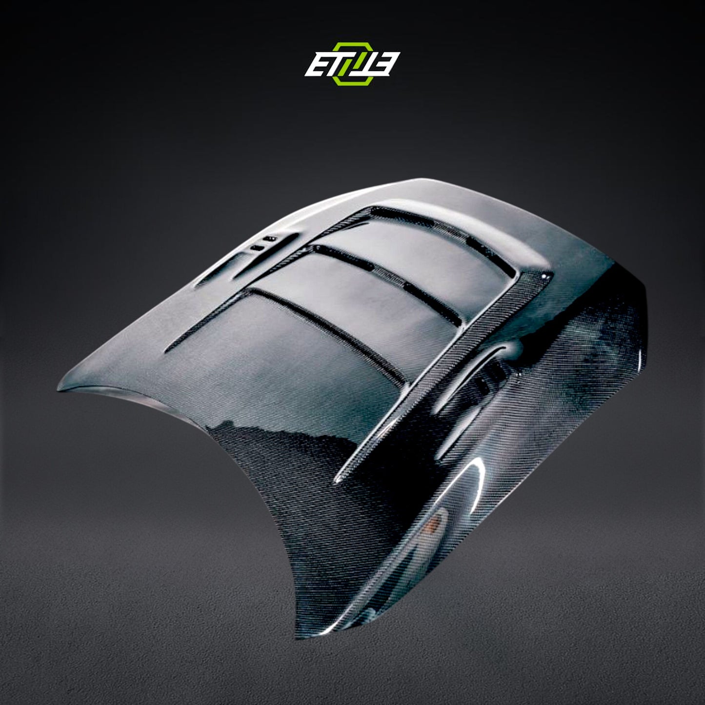 ETi Mitsubishi EVO X Mod X Vented Carbon Fiber Hood