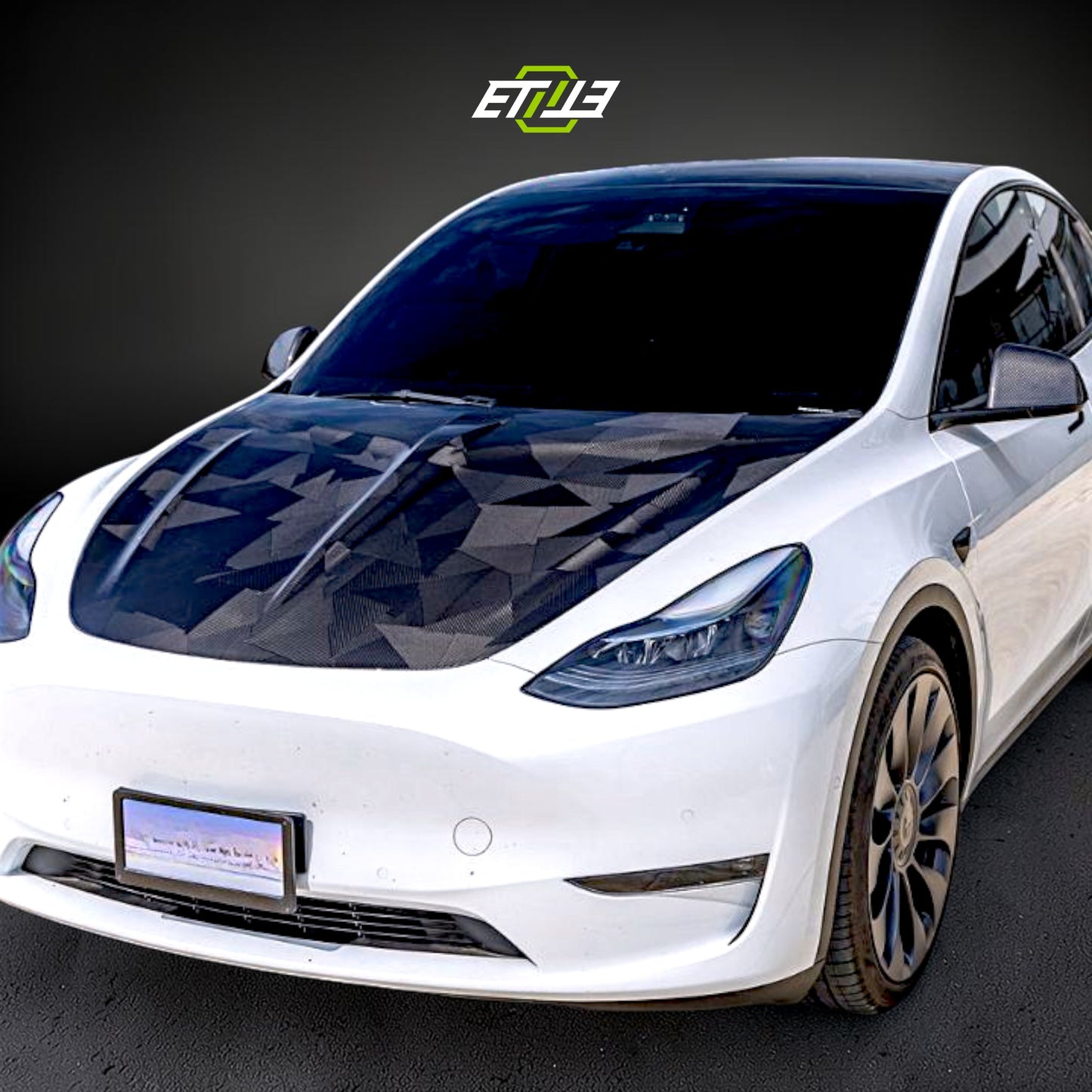 Tesla Model Y Dry Carbon Hood