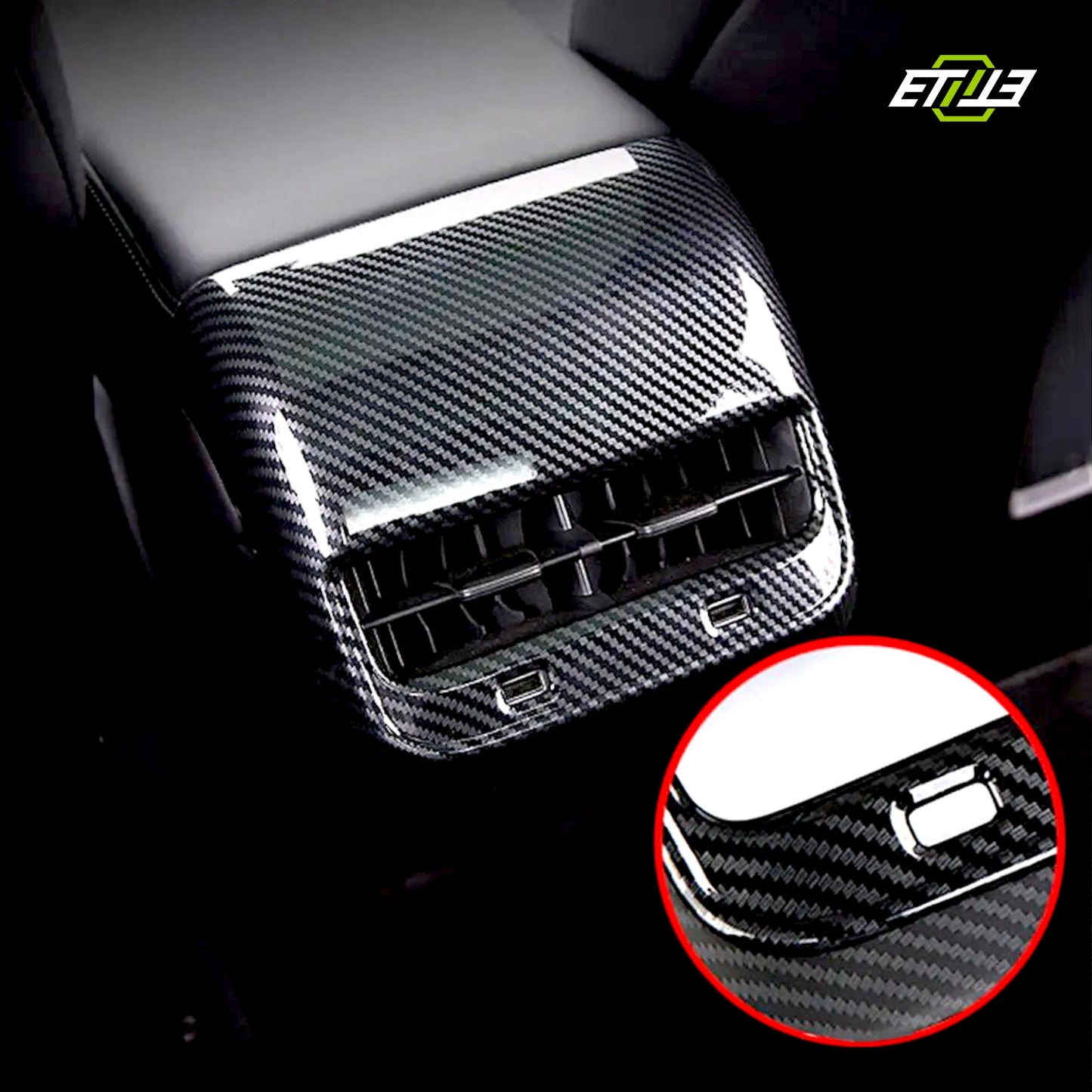 Carbon Fiber Rear Vent Cover