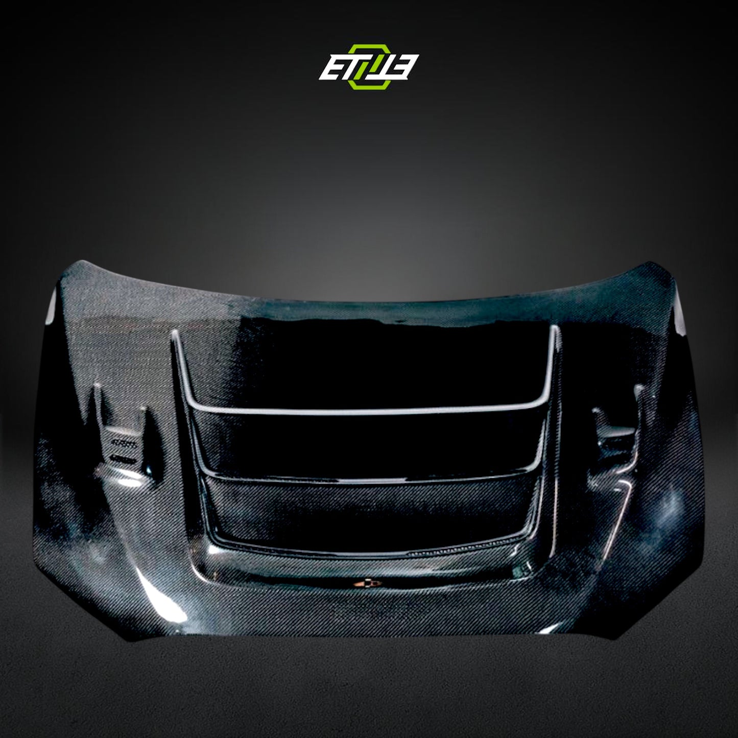 ETi Mitsubishi EVO X Mod X Vented Carbon Fiber Hood