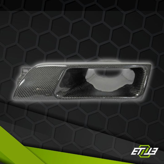 Skyline R32 GTS GTR LHS Vented Carbon Fiber Headlight Intake Replacement - Elite Ti