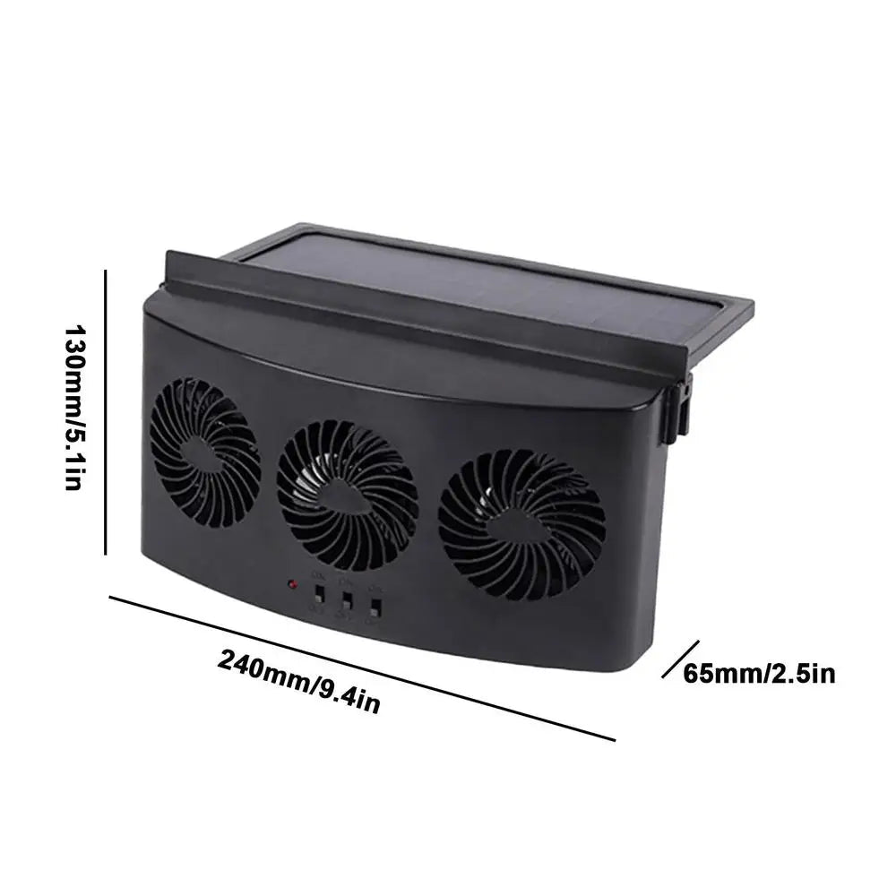 Solar Powered Window Fan - Elite Ti