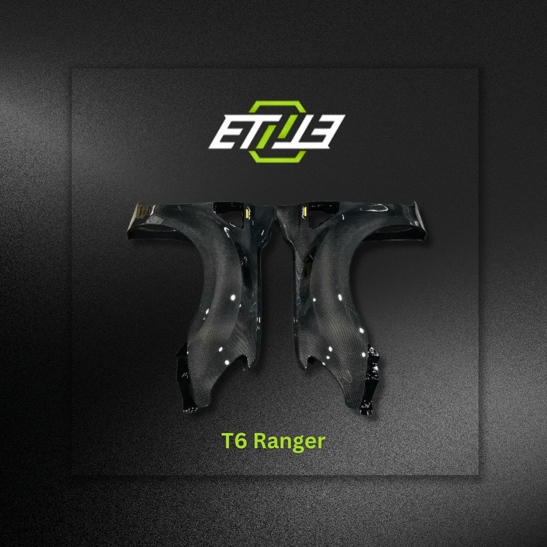 T6 Ford Ranger Dry Carbon Fenders - Elite Ti