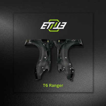 T6 Ford Ranger Dry Carbon Fenders - Elite Ti