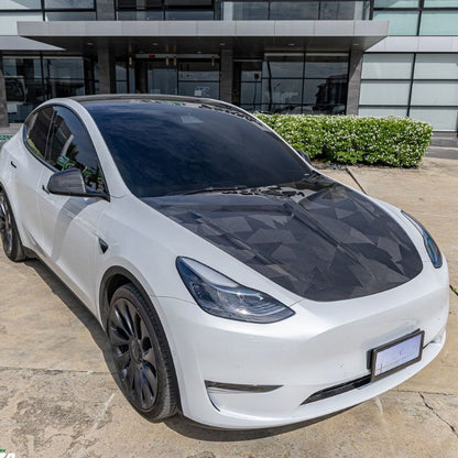 Tesla Model Y Dry Carbon Hood - Elite Ti