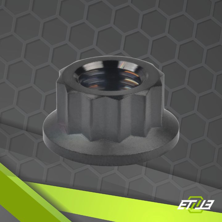 Titanium 12 Point Nut - Elite Ti