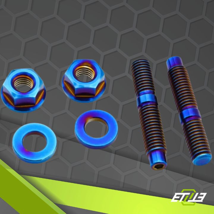Titanium Exhaust Manifold Stud M6 M8 and M10 - Elite Ti
