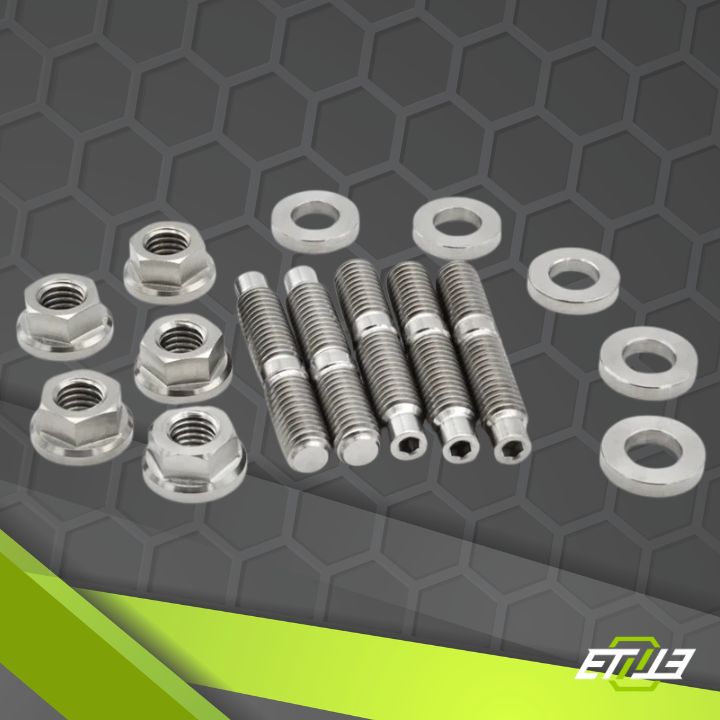 Titanium Exhaust Manifold Stud M6 M8 and M10 - Elite Ti