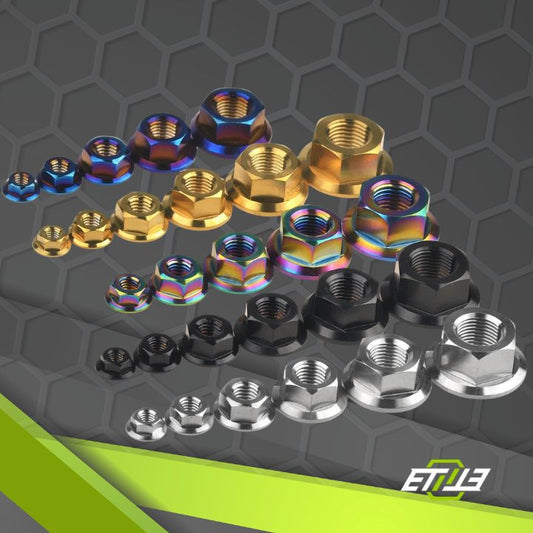 Titanium Flange Nut - Elite Ti