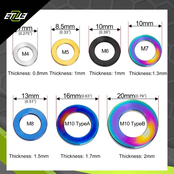Titanium Washer - Elite Ti