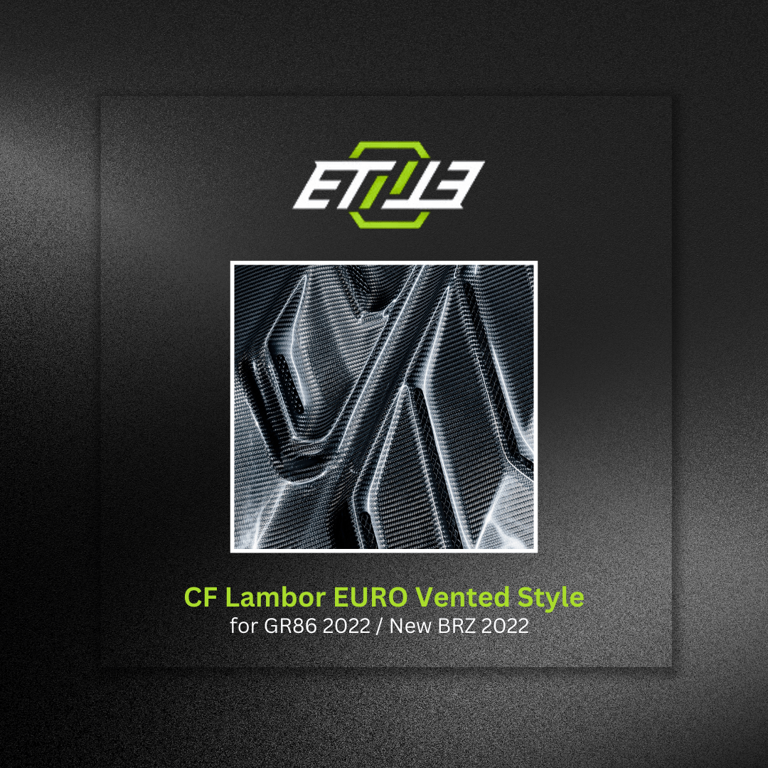 Toyota GR86 Carbon Fiber Lambor Euro Vented Hood - Elite Ti