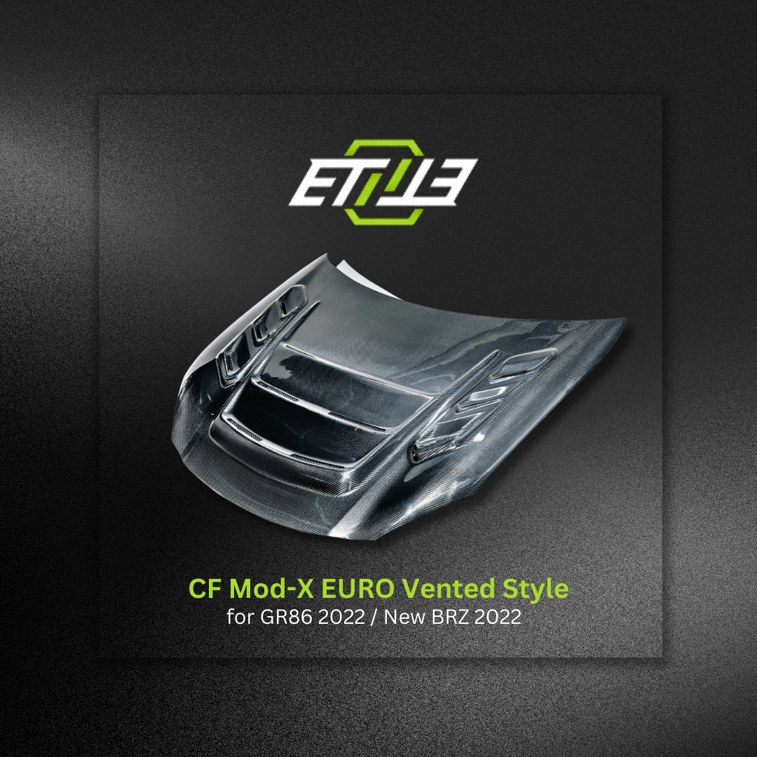 Toyota GR86 Carbon Fiber Mod - X Euro Vented Hood - Elite Ti