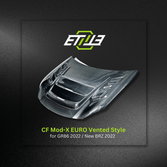 Toyota GR86 Carbon Fiber Mod - X Euro Vented Hood - Elite Ti
