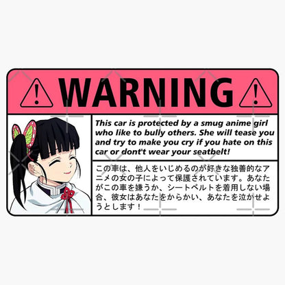 Weeb Warning Sticker - Elite Ti