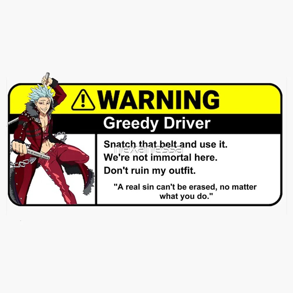 Weeb Warning Sticker - Elite Ti