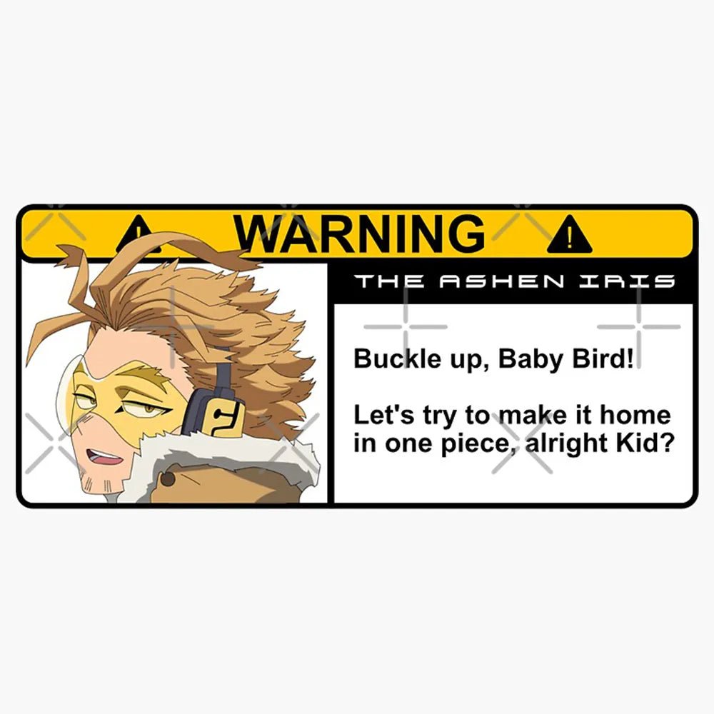 Weeb Warning Sticker - Elite Ti