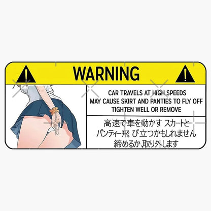 Weeb Warning Sticker - Elite Ti