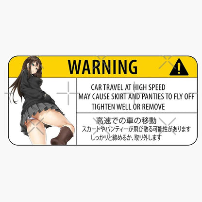 Weeb Warning Sticker - Elite Ti