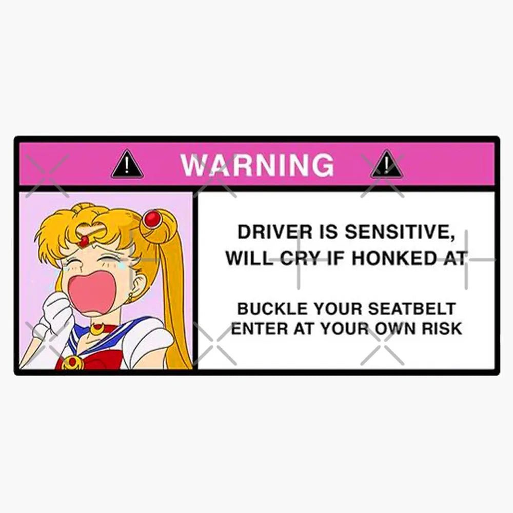 Weeb Warning Sticker - Elite Ti