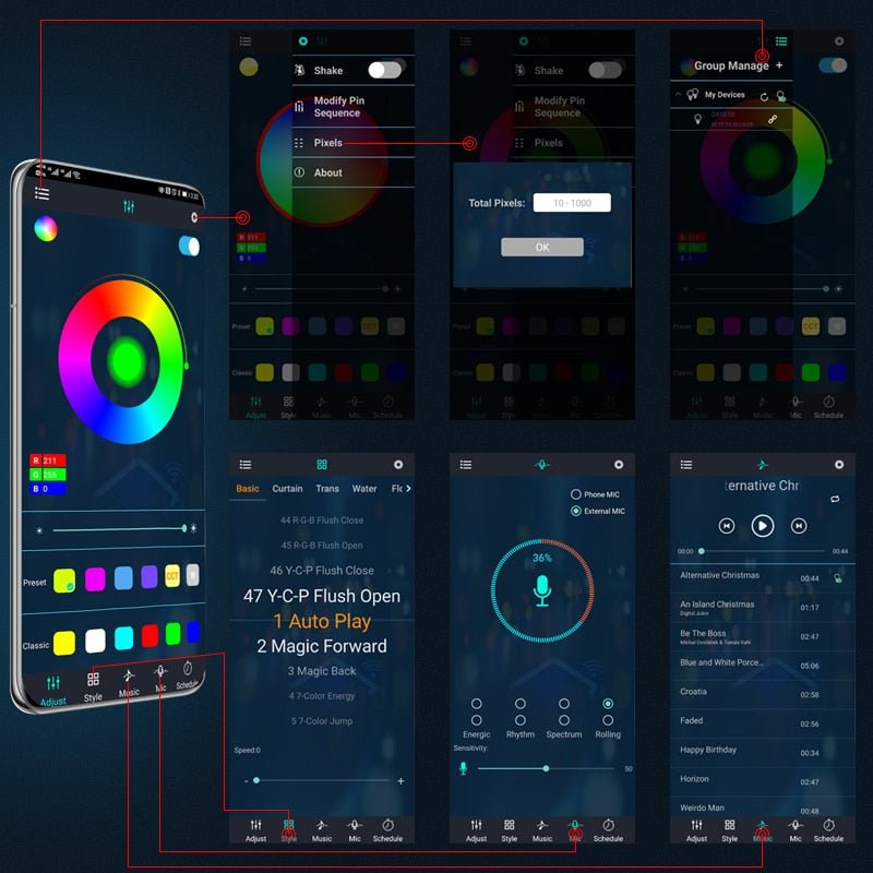 App controlled Underglow - Elite Ti