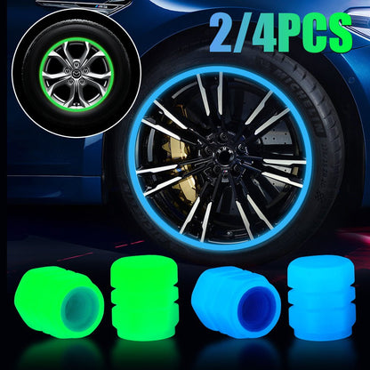 Luminous Tire Valve Stem Cap - Elite Ti