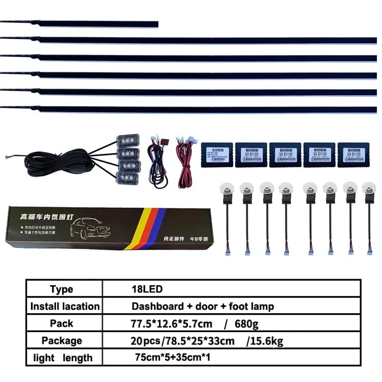 RGB sound chasing lighting - Elite Ti