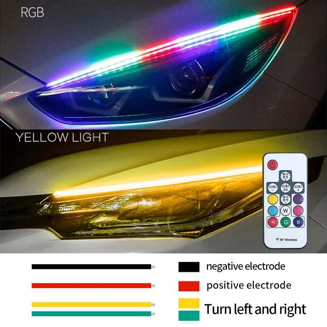Sequential RGB Headlight Mod - Elite Ti
